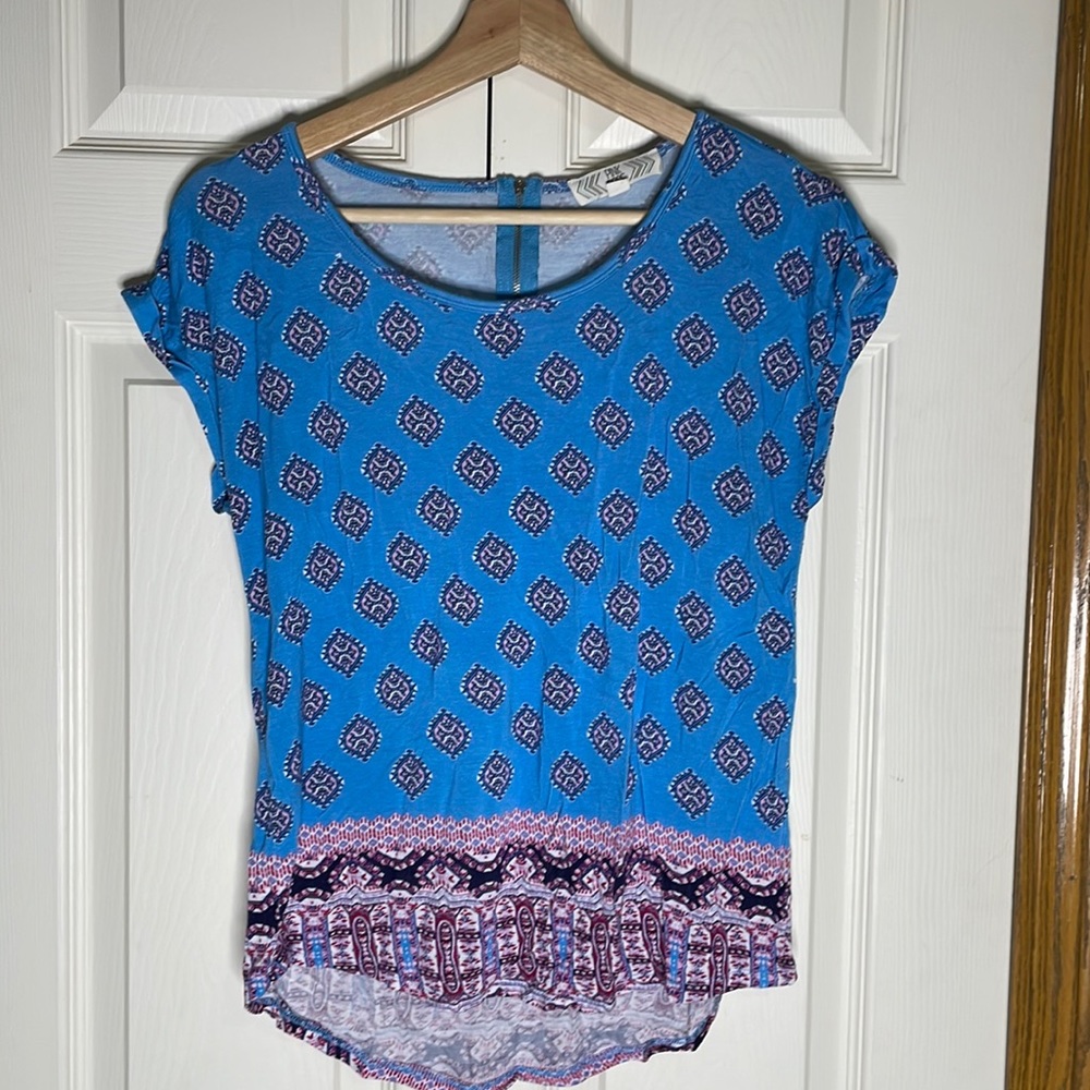 Boho Print Pink Rose shirt